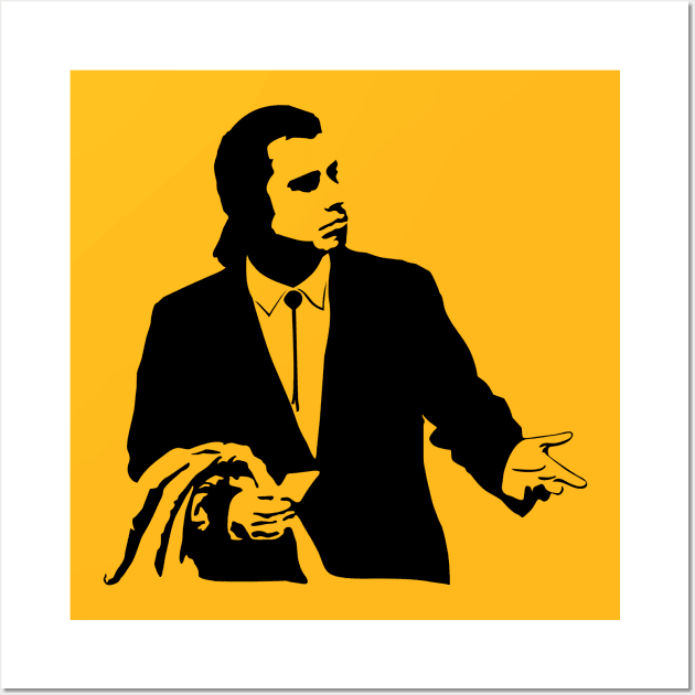 Confused Travolta Pulp Fiction Wall Art by SaverioOste